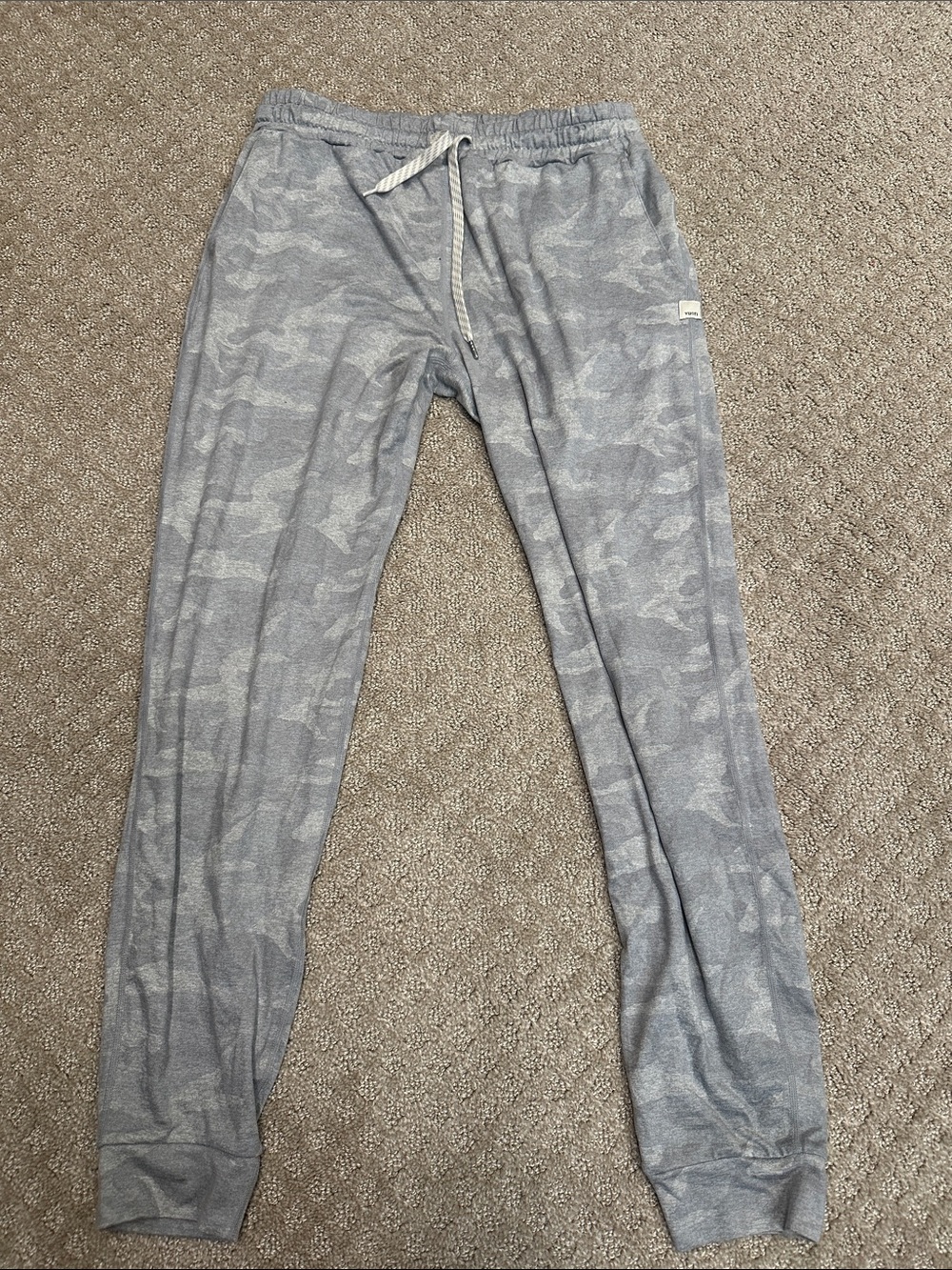 Vuori Light Gray Camo Joggers